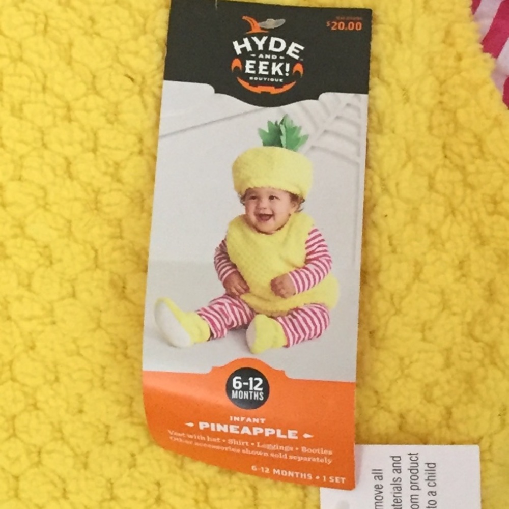 Infant Pineapple costume!
